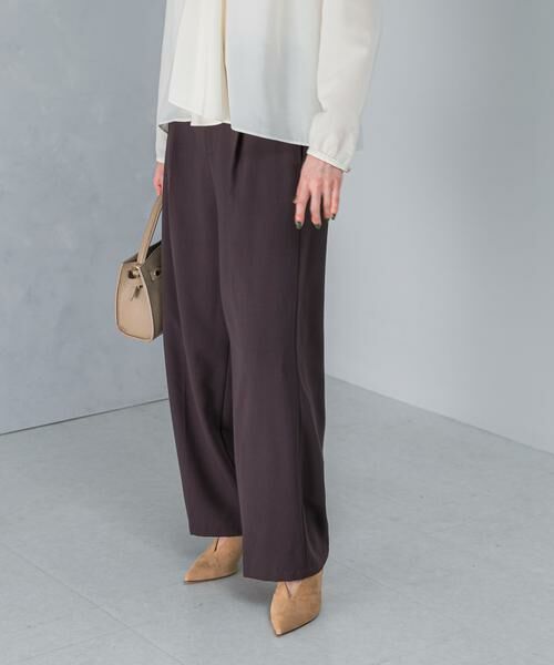 URBAN RESEARCH ROSSO / アーバンリサーチ ロッソ その他パンツ | イージーケアウーステッドストレートパンツ | 詳細1