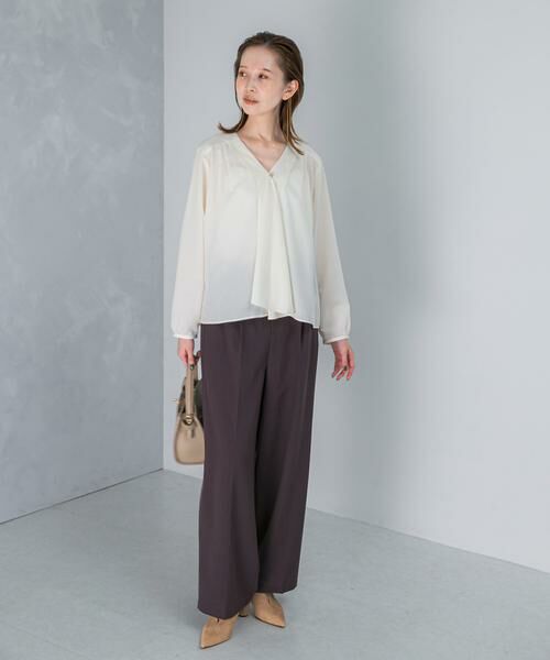 URBAN RESEARCH ROSSO / アーバンリサーチ ロッソ その他パンツ | イージーケアウーステッドストレートパンツ | 詳細3