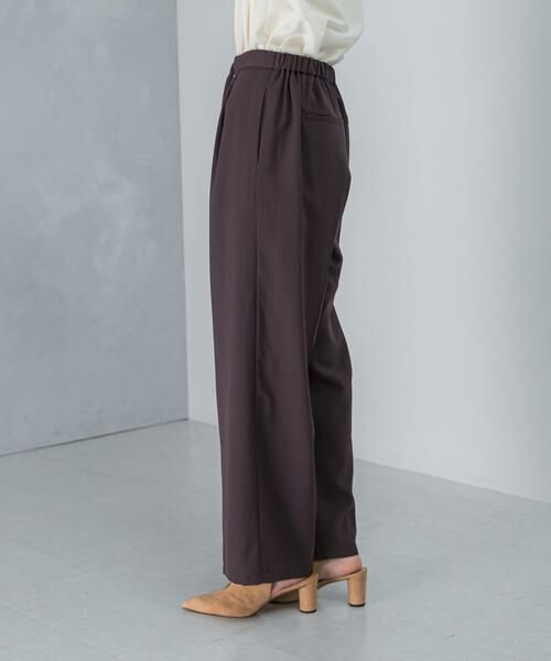 URBAN RESEARCH ROSSO / アーバンリサーチ ロッソ その他パンツ | イージーケアウーステッドストレートパンツ | 詳細5