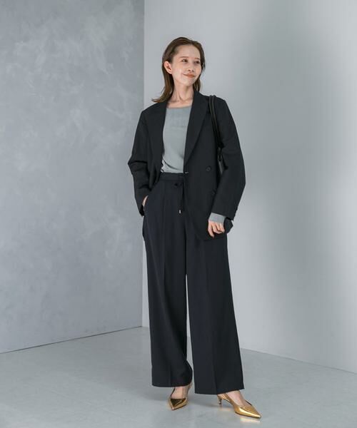 URBAN RESEARCH ROSSO / アーバンリサーチ ロッソ その他パンツ | イージーケアウーステッドストレートパンツ | 詳細12