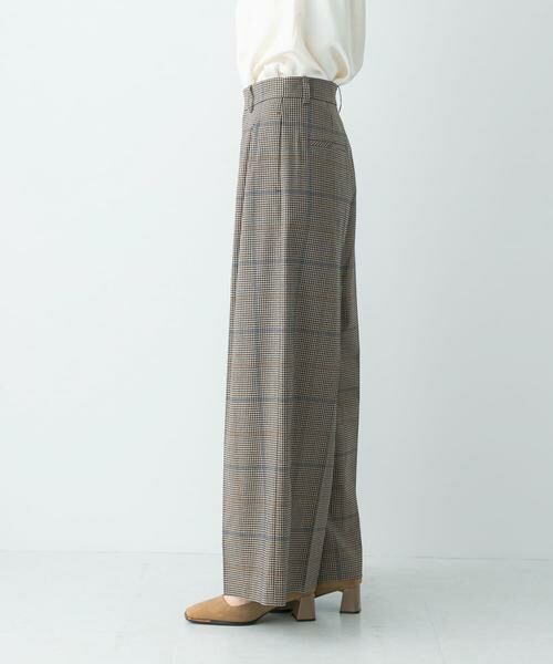 URBAN RESEARCH ROSSO / アーバンリサーチ ロッソ その他パンツ | チェックワイドスラックス | 詳細10