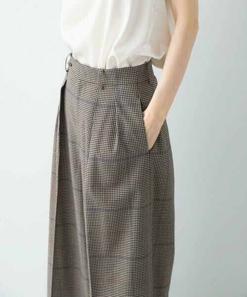 URBAN RESEARCH ROSSO / アーバンリサーチ ロッソ その他パンツ | チェックワイドスラックス | 詳細13