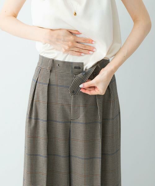 URBAN RESEARCH ROSSO / アーバンリサーチ ロッソ その他パンツ | チェックワイドスラックス | 詳細17