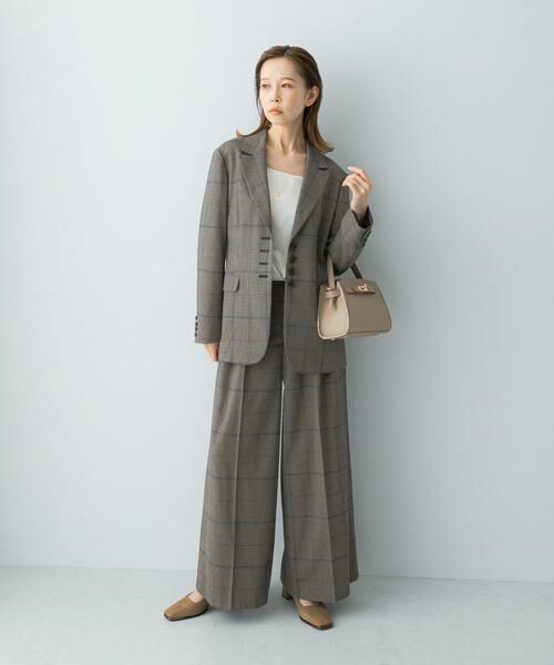 URBAN RESEARCH ROSSO / アーバンリサーチ ロッソ その他パンツ | チェックワイドスラックス | 詳細2