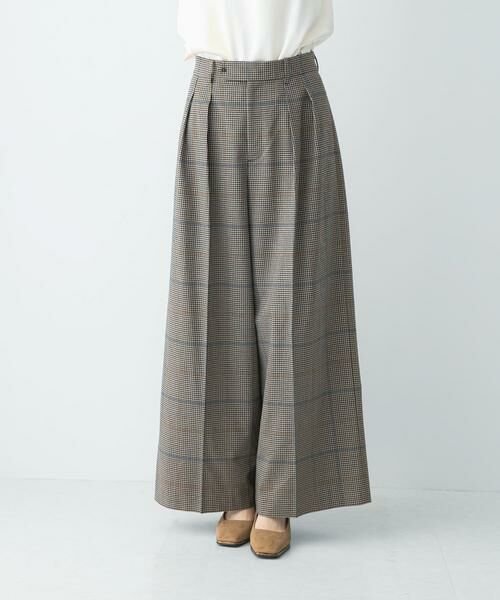 URBAN RESEARCH ROSSO / アーバンリサーチ ロッソ その他パンツ | チェックワイドスラックス | 詳細9