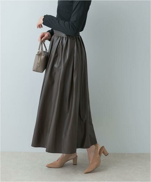 URBAN RESEARCH ROSSO / アーバンリサーチ ロッソ スカート | F by ROSSO　タックボリュームスカート | 詳細2