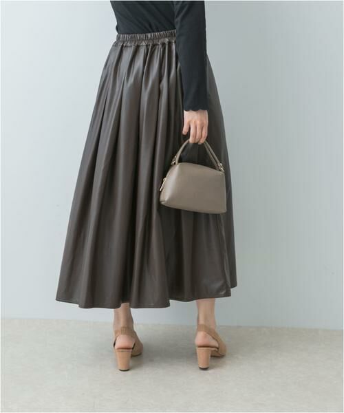 URBAN RESEARCH ROSSO / アーバンリサーチ ロッソ スカート | F by ROSSO　タックボリュームスカート | 詳細3