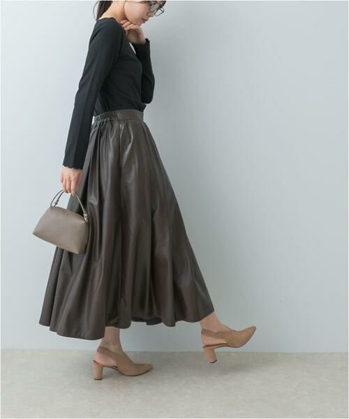 URBAN RESEARCH ROSSO / アーバンリサーチ ロッソ スカート | F by ROSSO　タックボリュームスカート | 詳細4