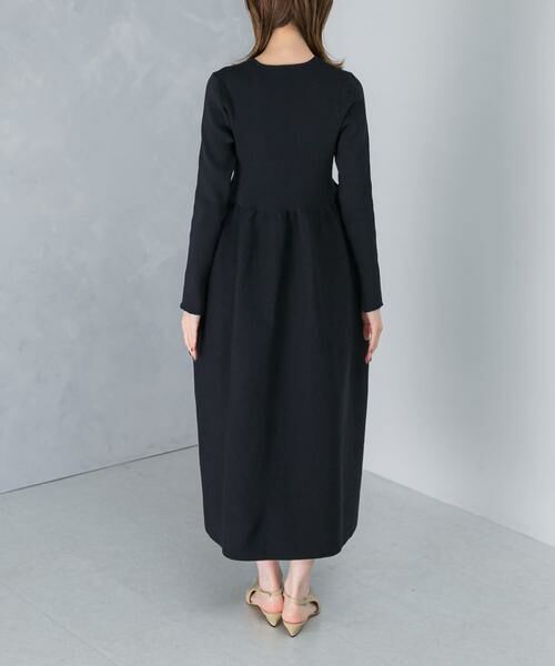 URBAN RESEARCH ROSSO / アーバンリサーチ ロッソ ワンピース | 『WEB/一部店舗限定』フォルムシルエットVネックリブワンピース | 詳細16