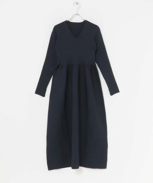 URBAN RESEARCH ROSSO / アーバンリサーチ ロッソ ワンピース | 『WEB/一部店舗限定』フォルムシルエットVネックリブワンピース | 詳細18