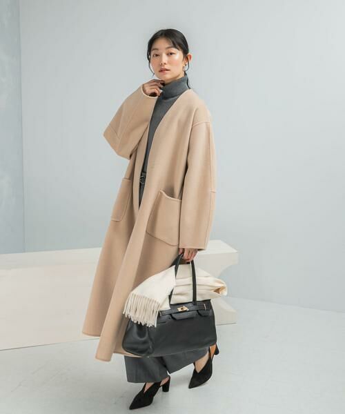 URBAN RESEARCH ROSSO / アーバンリサーチ ロッソ その他アウター | カラーレスリバーロングコート | 詳細9