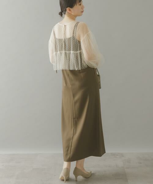 URBAN RESEARCH ROSSO / アーバンリサーチ ロッソ ドレス | ドットチュールブラウスSETドレス | 詳細5