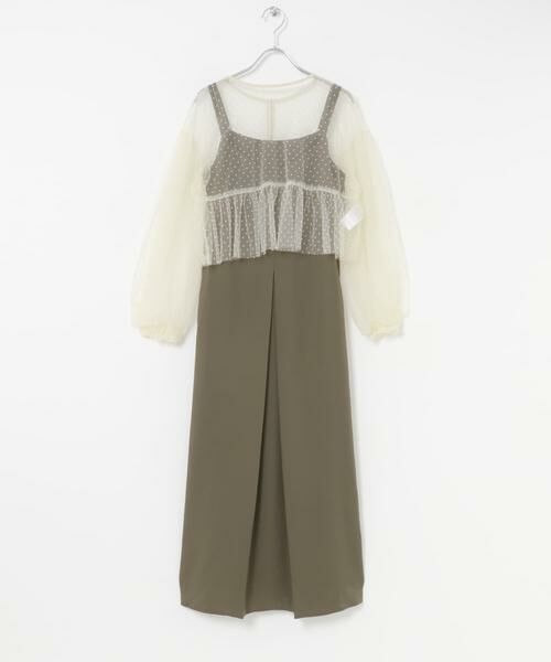 URBAN RESEARCH ROSSO / アーバンリサーチ ロッソ ドレス | ドットチュールブラウスSETドレス | 詳細6