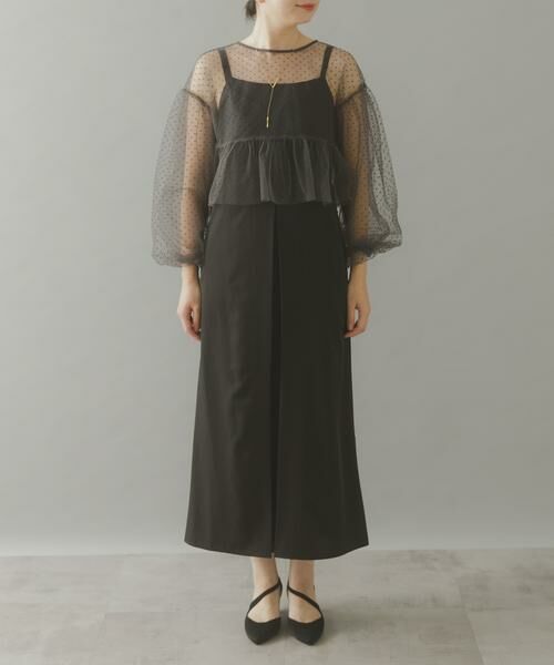 URBAN RESEARCH ROSSO / アーバンリサーチ ロッソ ドレス | ドットチュールブラウスSETドレス | 詳細13