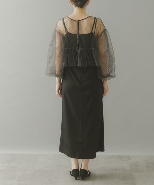 URBAN RESEARCH ROSSO / アーバンリサーチ ロッソ ドレス | ドットチュールブラウスSETドレス | 詳細15