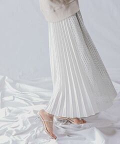 URBAN RESEARCH ROSSO / アーバンリサーチ ロッソ スカート | Lirica　punching pleats skirt