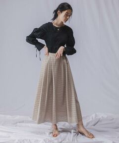 URBAN RESEARCH ROSSO / アーバンリサーチ ロッソ スカート | Lirica　punching pleats skirt