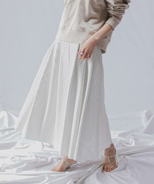 URBAN RESEARCH ROSSO / アーバンリサーチ ロッソ スカート | Lirica　punching pleats skirt | 詳細2