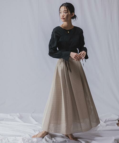 URBAN RESEARCH ROSSO / アーバンリサーチ ロッソ スカート | Lirica　punching pleats skirt | 詳細6