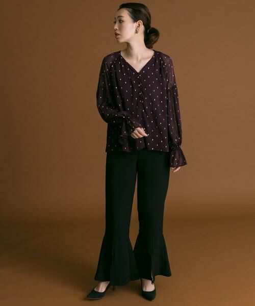 URBAN RESEARCH ROSSO / アーバンリサーチ ロッソ その他パンツ | Lirica FlareSlitPants∴ | 詳細4