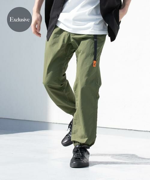 URBAN RESEARCH ROSSO/アーバンリサーチ ロッソ 『別注』Gramicci デュラブルナイロンジョガーパンツ オリーブ M URBAN RESEARCH ROSSO/アーバンリサーチ ロッソ 『別注』Gramicci デュラブルナイロンジョガーパンツ オリーブ M