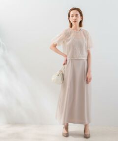 URBAN RESEARCH ROSSO / アーバンリサーチ ロッソ ドレス | 『別注』kaene×ROSSO　スパンコールブラウスセットドレス