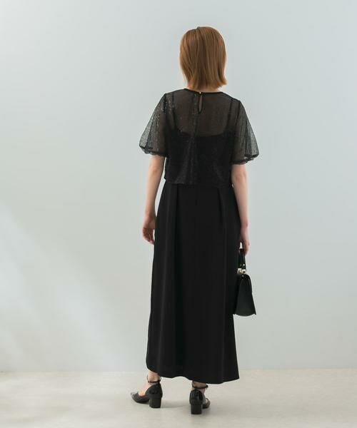 URBAN RESEARCH ROSSO / アーバンリサーチ ロッソ ドレス | 『別注』kaene×ROSSO　スパンコールブラウスセットドレス | 詳細1