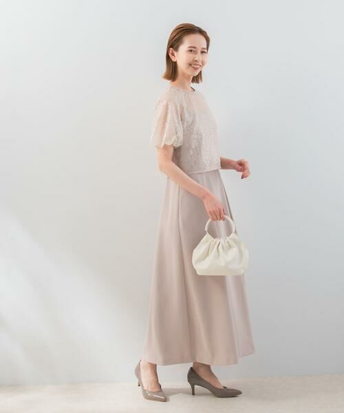 URBAN RESEARCH ROSSO / アーバンリサーチ ロッソ ドレス | 『別注』kaene×ROSSO　スパンコールブラウスセットドレス | 詳細5