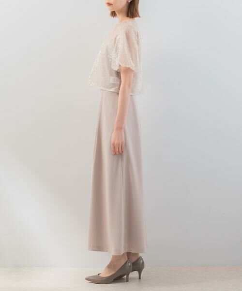 URBAN RESEARCH ROSSO / アーバンリサーチ ロッソ ドレス | 『別注』kaene×ROSSO　スパンコールブラウスセットドレス | 詳細7