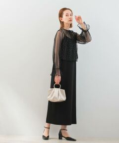 URBAN RESEARCH ROSSO / アーバンリサーチ ロッソ ドレス | 『別注』kaene×ROSSO　ラインストーンチュールセットドレス