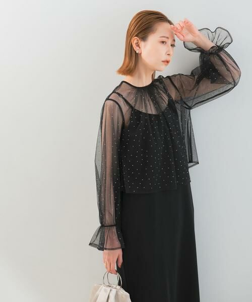 URBAN RESEARCH ROSSO / アーバンリサーチ ロッソ ドレス | 『別注』kaene×ROSSO　ラインストーンチュールセットドレス | 詳細12