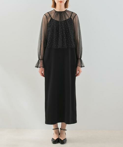 URBAN RESEARCH ROSSO / アーバンリサーチ ロッソ ドレス | 『別注』kaene×ROSSO　ラインストーンチュールセットドレス | 詳細14