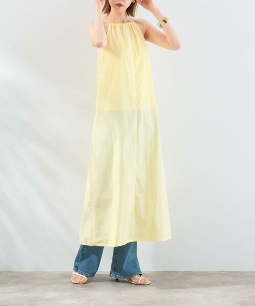 URBAN RESEARCH ROSSO / アーバンリサーチ ロッソ ワンピース | le　HALTER-NECK DRAWSTRING ONE-PIECE | 詳細4