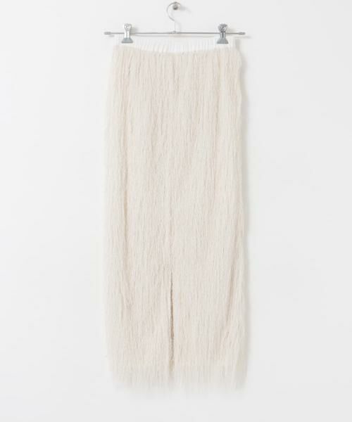 URBAN RESEARCH ROSSO / アーバンリサーチ ロッソ スカート | ELENDEEK　FRINGE STRAIGHT SKIRT | 詳細6