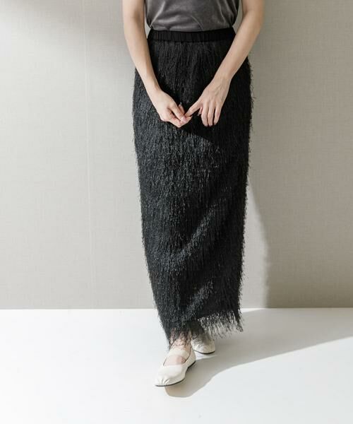 URBAN RESEARCH ROSSO / アーバンリサーチ ロッソ スカート | ELENDEEK　FRINGE STRAIGHT SKIRT | 詳細11