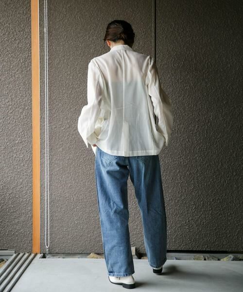 URBAN RESEARCH ROSSO / アーバンリサーチ ロッソ デニムパンツ | YENN　SIDE PLEATED DENIM PANTS | 詳細4