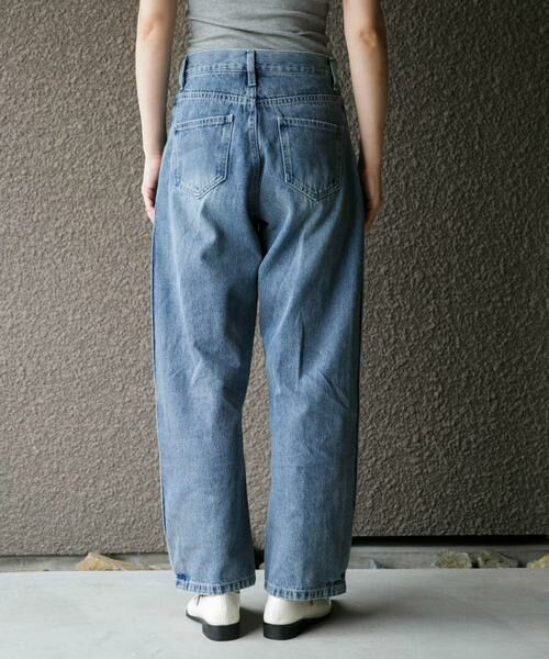 URBAN RESEARCH ROSSO / アーバンリサーチ ロッソ デニムパンツ | YENN　SIDE PLEATED DENIM PANTS | 詳細7