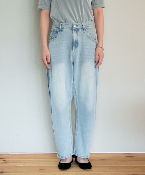 URBAN RESEARCH ROSSO / アーバンリサーチ ロッソ デニムパンツ | YENN　SIDE PLEATED DENIM PANTS | 詳細26
