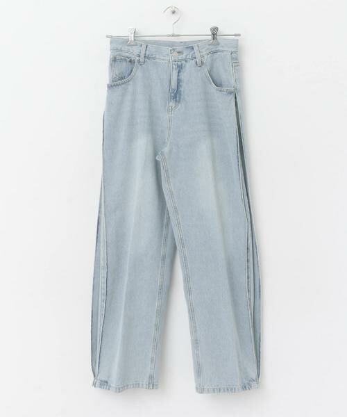 URBAN RESEARCH ROSSO / アーバンリサーチ ロッソ デニムパンツ | YENN　SIDE PLEATED DENIM PANTS | 詳細29