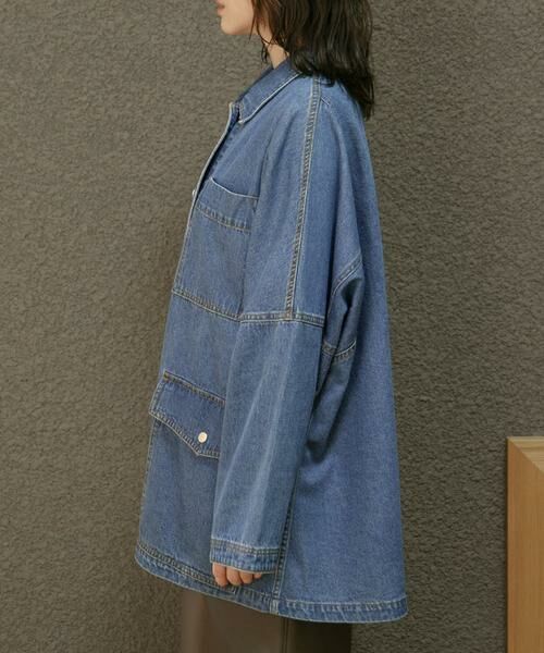URBAN RESEARCH ROSSO / アーバンリサーチ ロッソ Gジャン・デニムジャケット | YENN　LT DENIM COAT | 詳細10