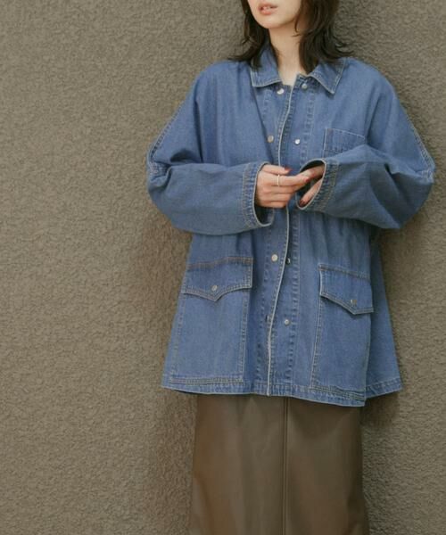 URBAN RESEARCH ROSSO / アーバンリサーチ ロッソ Gジャン・デニムジャケット | YENN　LT DENIM COAT | 詳細3