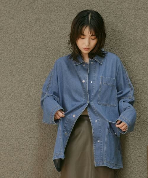 URBAN RESEARCH ROSSO / アーバンリサーチ ロッソ Gジャン・デニムジャケット | YENN　LT DENIM COAT | 詳細4