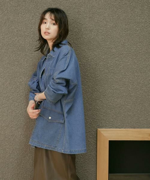 URBAN RESEARCH ROSSO / アーバンリサーチ ロッソ Gジャン・デニムジャケット | YENN　LT DENIM COAT | 詳細6