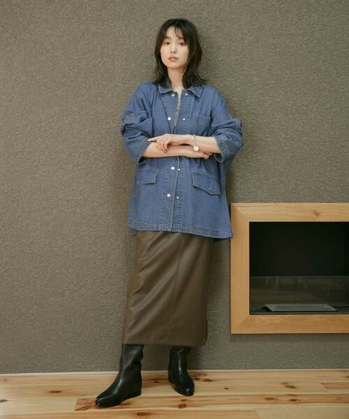 URBAN RESEARCH ROSSO / アーバンリサーチ ロッソ Gジャン・デニムジャケット | YENN　LT DENIM COAT | 詳細7