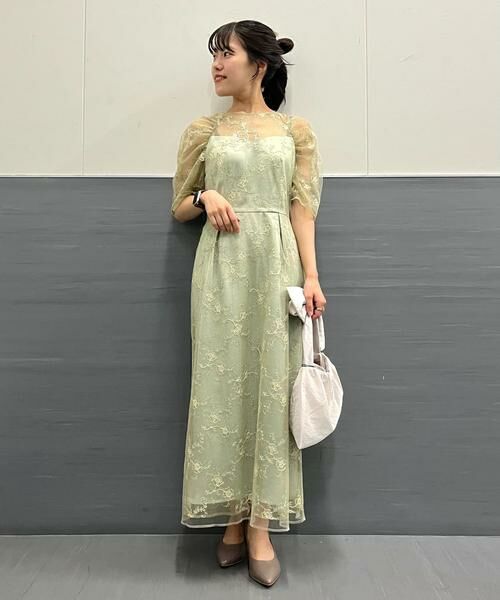 URBAN RESEARCH ROSSO / アーバンリサーチ ロッソ ドレス | kaene　ボリュームスリーブレースドレス | 詳細1