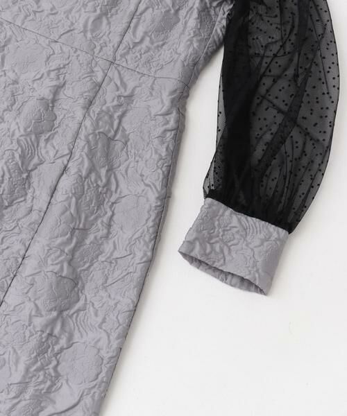 URBAN RESEARCH ROSSO / アーバンリサーチ ロッソ ドレス | kaene　エンボスフラワードットミックスドレス | 詳細14