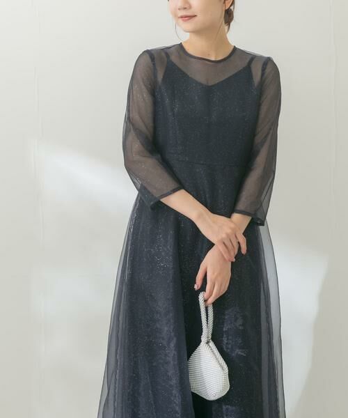 URBAN RESEARCH ROSSO / アーバンリサーチ ロッソ ドレス | kaene　ラメミックスステッチレースドレス | 詳細10