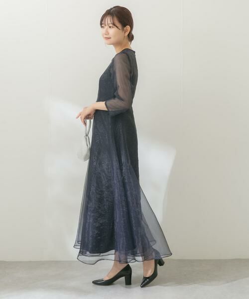 URBAN RESEARCH ROSSO / アーバンリサーチ ロッソ ドレス | kaene　ラメミックスステッチレースドレス | 詳細12