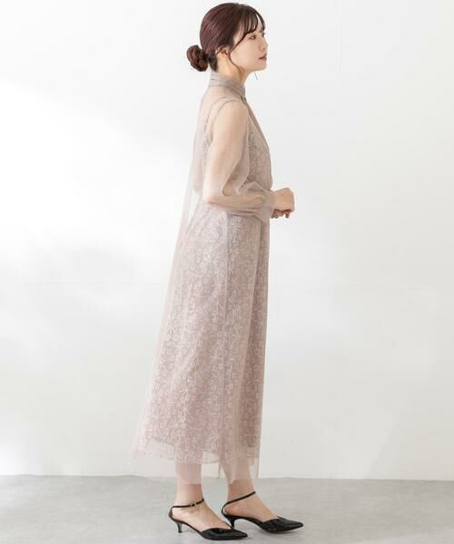 URBAN RESEARCH ROSSO / アーバンリサーチ ロッソ ドレス | kaene　ラメチュールレイヤードレースドレス | 詳細5