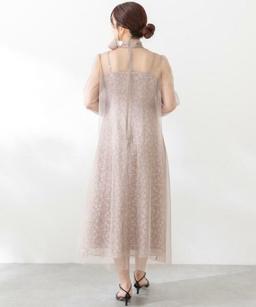 URBAN RESEARCH ROSSO / アーバンリサーチ ロッソ ドレス | kaene　ラメチュールレイヤードレースドレス | 詳細6